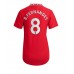 Cheap Manchester United Bruno Fernandes #8 Home Football Shirt Women 2022-23 Short Sleeve